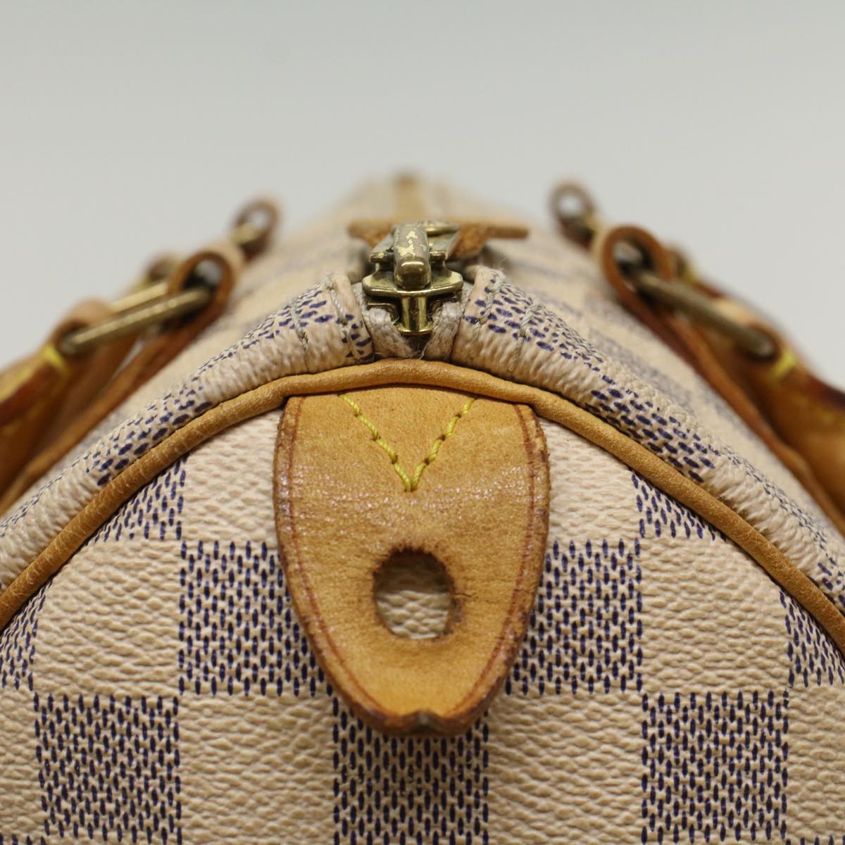 LOUIS VUITTON Damier Azur Speedy 25 Hand Bag N41534 LV Auth 53125