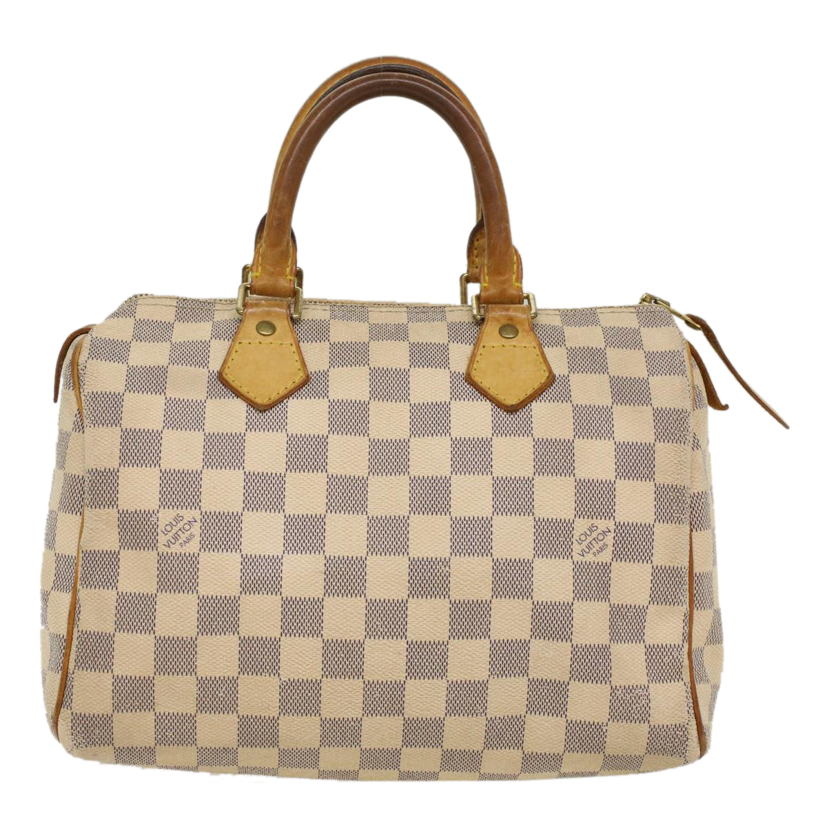 LOUIS VUITTON Damier Azur Speedy 25 Hand Bag N41534 LV Auth 53125