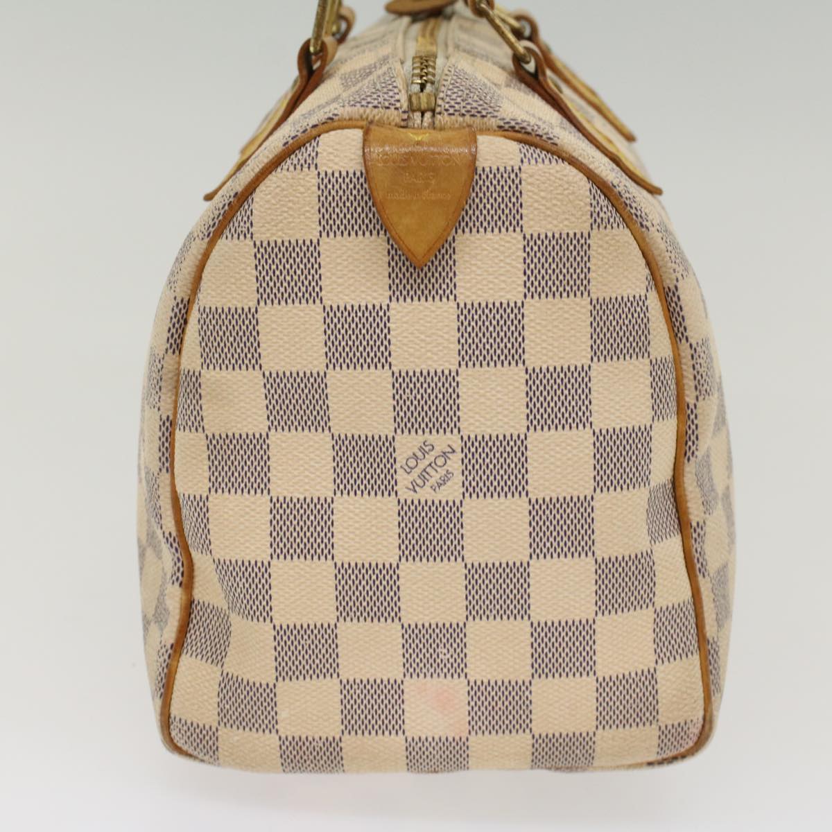 LOUIS VUITTON Damier Azur Speedy 25 Hand Bag N41534 LV Auth 53125