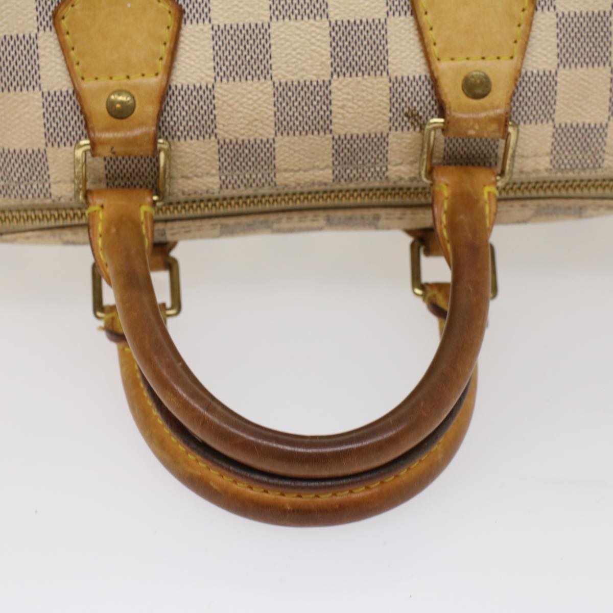 LOUIS VUITTON Damier Azur Speedy 25 Hand Bag N41534 LV Auth 53125