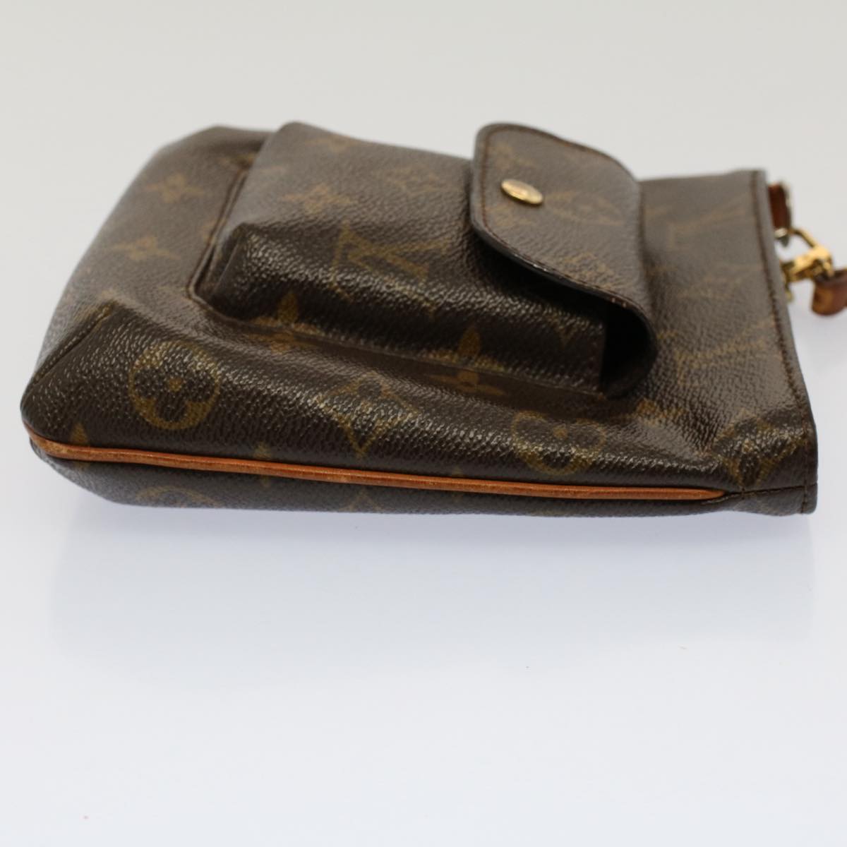 LOUIS VUITTON Monogram Partition Pouch M51901 LV Auth 53162