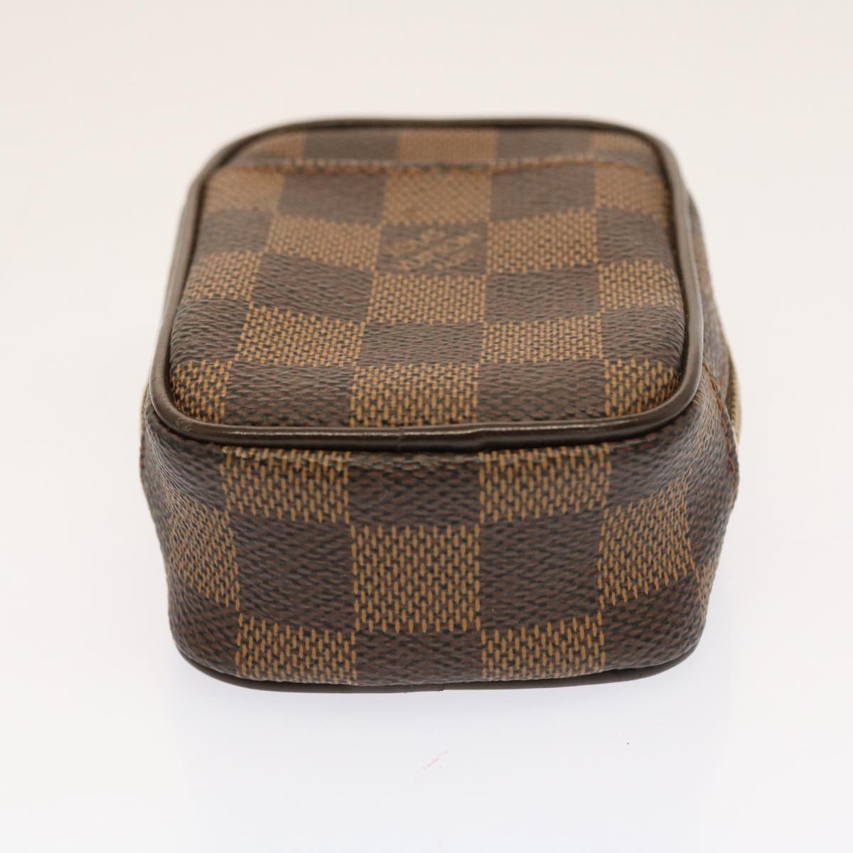 LOUIS VUITTON Damier Ebene Etui Okapi PM Pouch N61738 LV Auth 53164