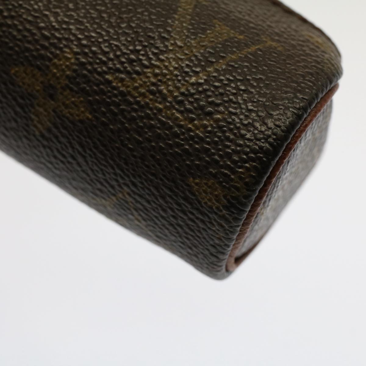 LOUIS VUITTON Monogram Etui 3 Ball de Golf Pouch M58249 LV Auth 53165