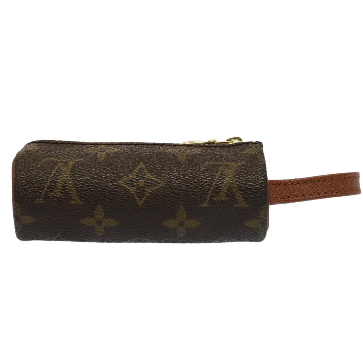 LOUIS VUITTON Monogram Etui 3 Ball de Golf Pouch M58249 LV Auth 53165