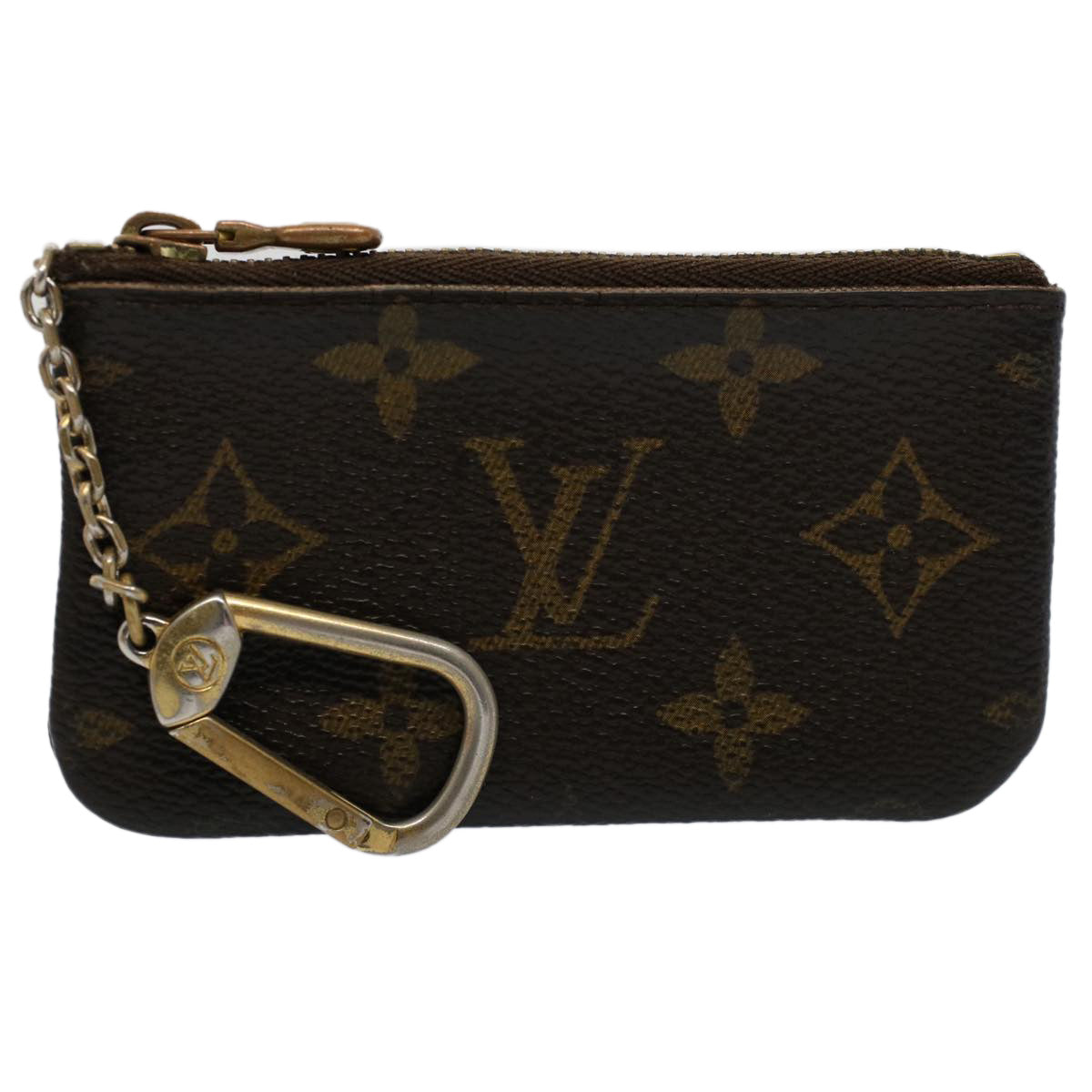 LOUIS VUITTON Monogram Pochette Cles Coin Purse M62650 LV Auth 53168