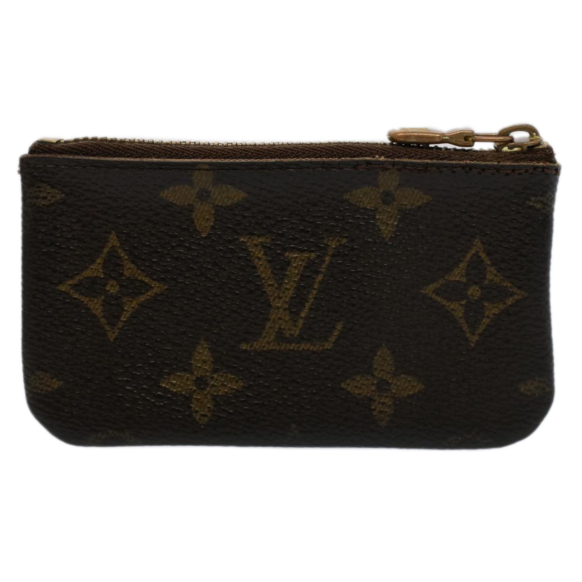 LOUIS VUITTON Monogram Pochette Cles Coin Purse M62650 LV Auth 53168