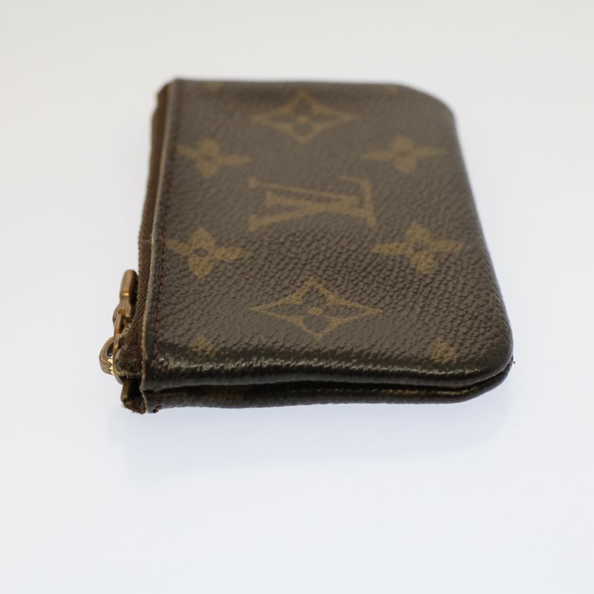 LOUIS VUITTON Monogram Pochette Cles Coin Purse M62650 LV Auth 53168