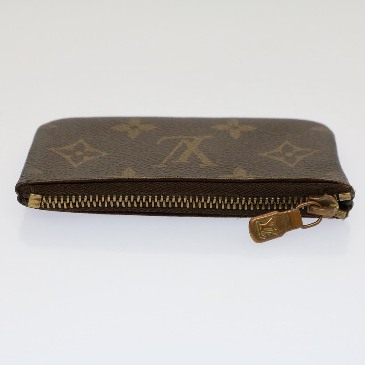 LOUIS VUITTON Monogram Pochette Cles Coin Purse M62650 LV Auth 53168