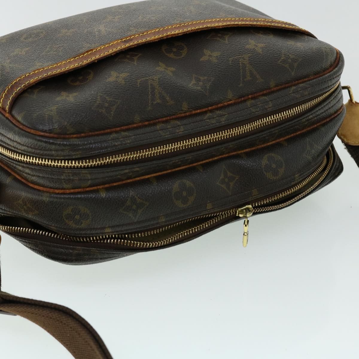 LOUIS VUITTON Monogram Reporter PM Shoulder Bag M45254 LV Auth 53181