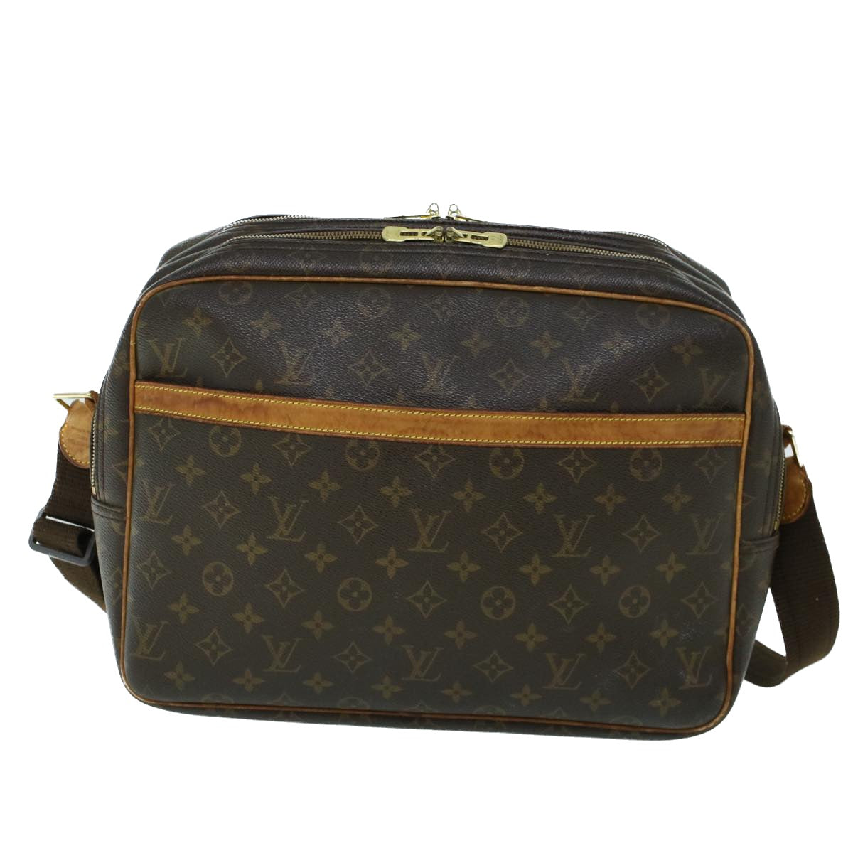 LOUIS VUITTON Monogram Reporter GM Shoulder Bag M45252 LV Auth 53184