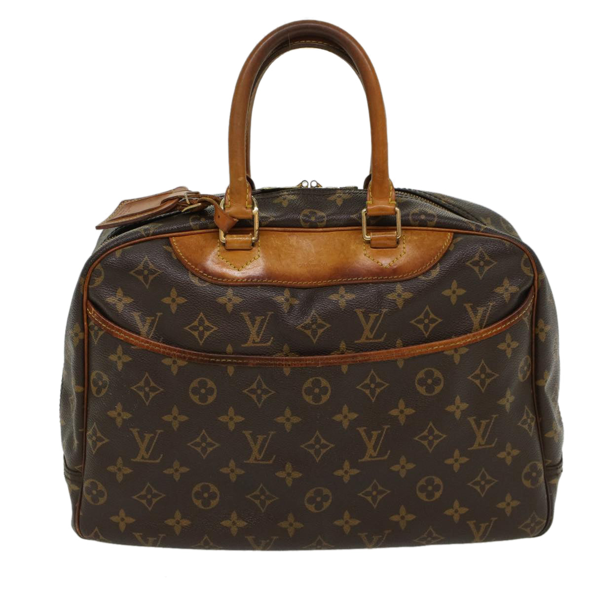 LOUIS VUITTON Monogram Deauville Hand Bag M47270 LV Auth 53189