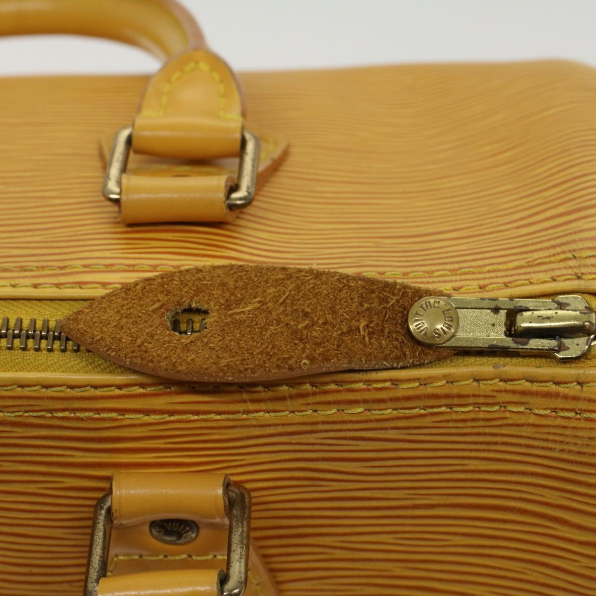 LOUIS VUITTON Epi Speedy 25 Hand Bag Tassili Yellow M43019 LV Auth 53227