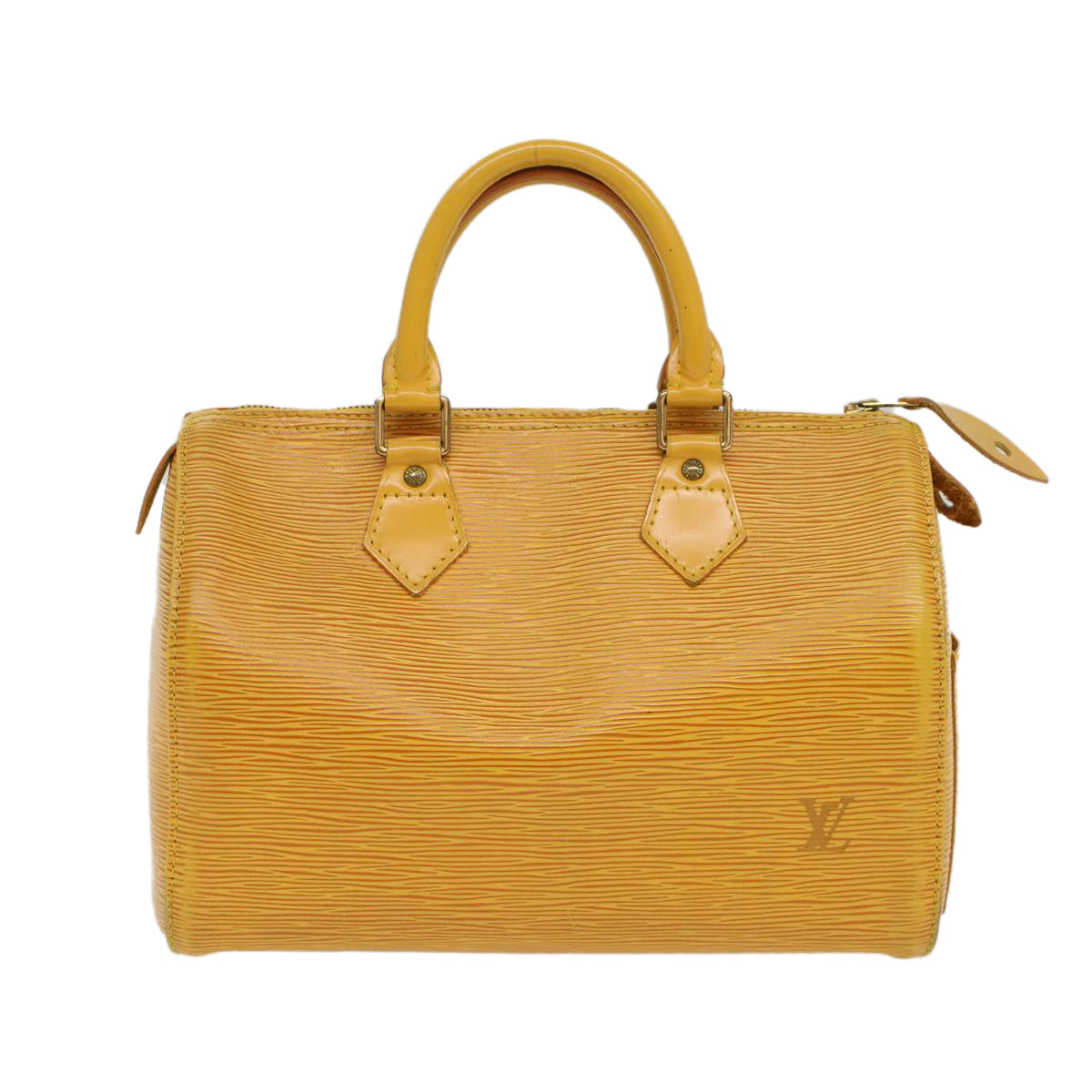 LOUIS VUITTON Epi Speedy 25 Hand Bag Tassili Yellow M43019 LV Auth 53227