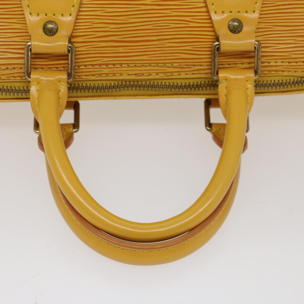 LOUIS VUITTON Epi Speedy 25 Hand Bag Tassili Yellow M43019 LV Auth 53227