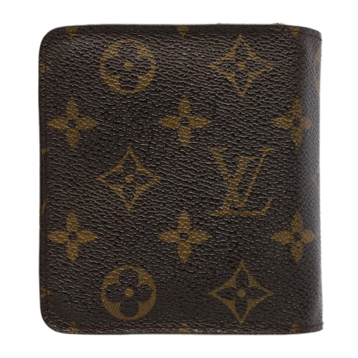 LOUIS VUITTON Monogram Compact Zip Wallet M61667 LV Auth 53298