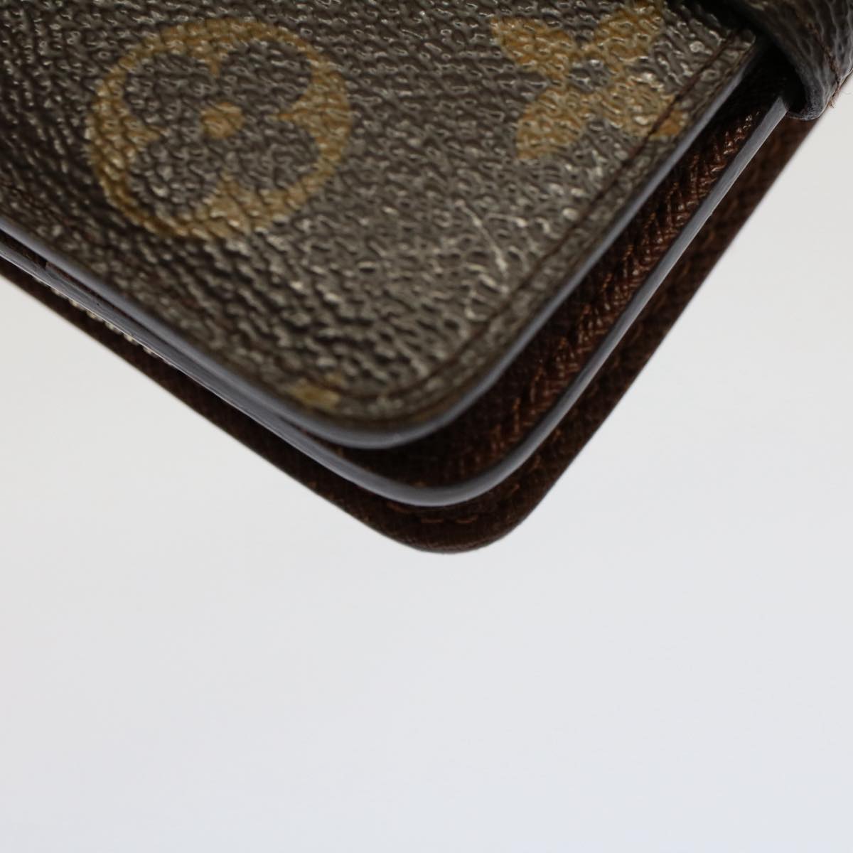 LOUIS VUITTON Monogram Compact Zip Wallet M61667 LV Auth 53298