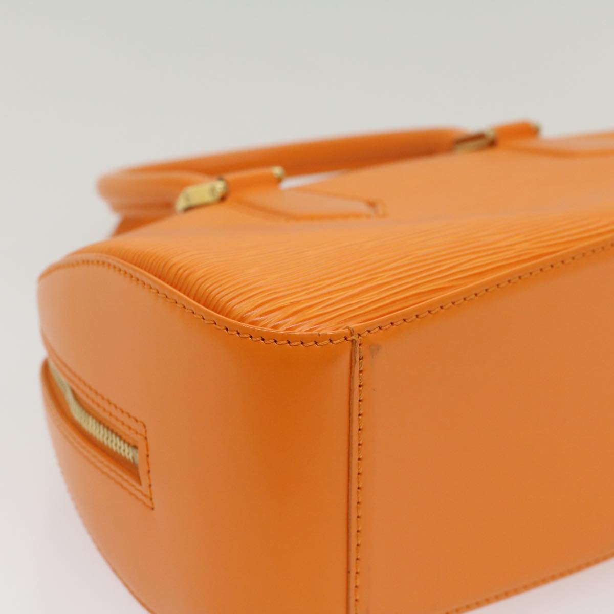 LOUIS VUITTON Epi jasmine Hand Bag 2way Orange Mandarin M5208H LV Auth 53312