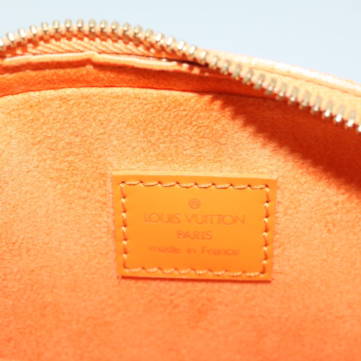 LOUIS VUITTON Epi jasmine Hand Bag 2way Orange Mandarin M5208H LV Auth 53312