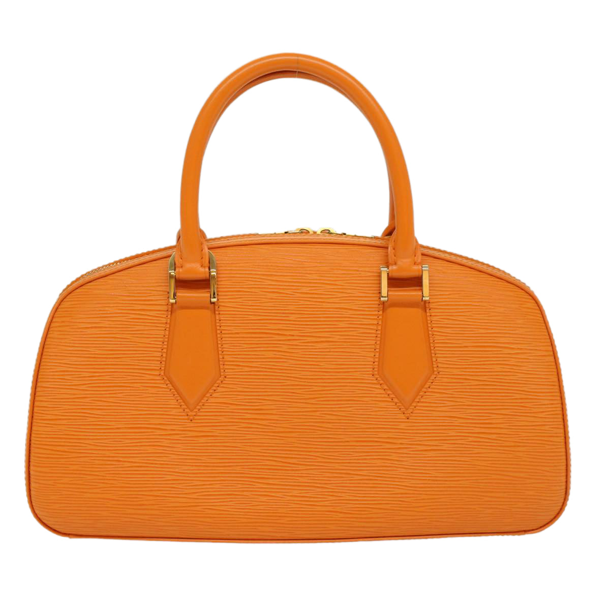 LOUIS VUITTON Epi jasmine Hand Bag 2way Orange Mandarin M5208H LV Auth 53312