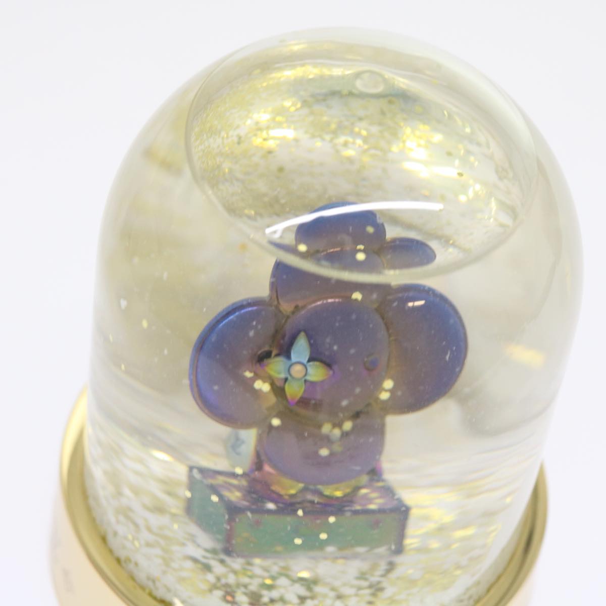 LOUIS VUITTON Vivienne Snow Globe VIP Limited Clear Gold R97453 LV Auth 53406A