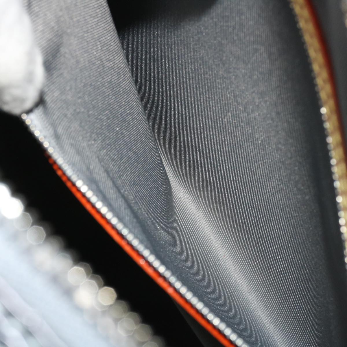 LOUIS VUITTON Monogram Keepall Bandouliere 50 Bag Silver M45886 LV Auth 53414S