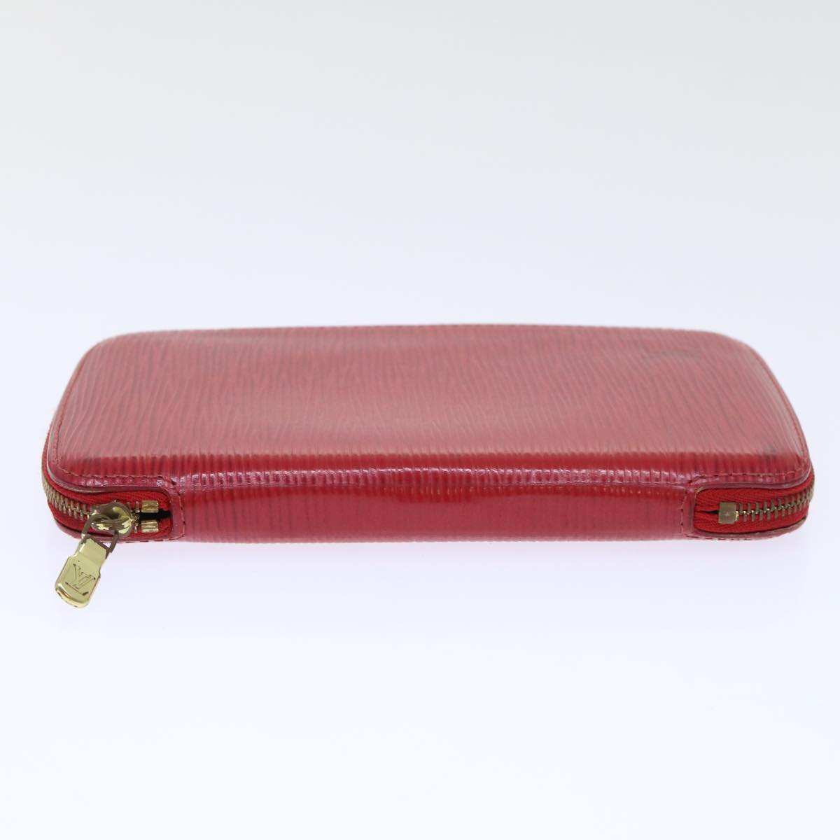 LOUIS VUITTON Epi Agenda Geode Wallet Red M63877 LV Auth 53419