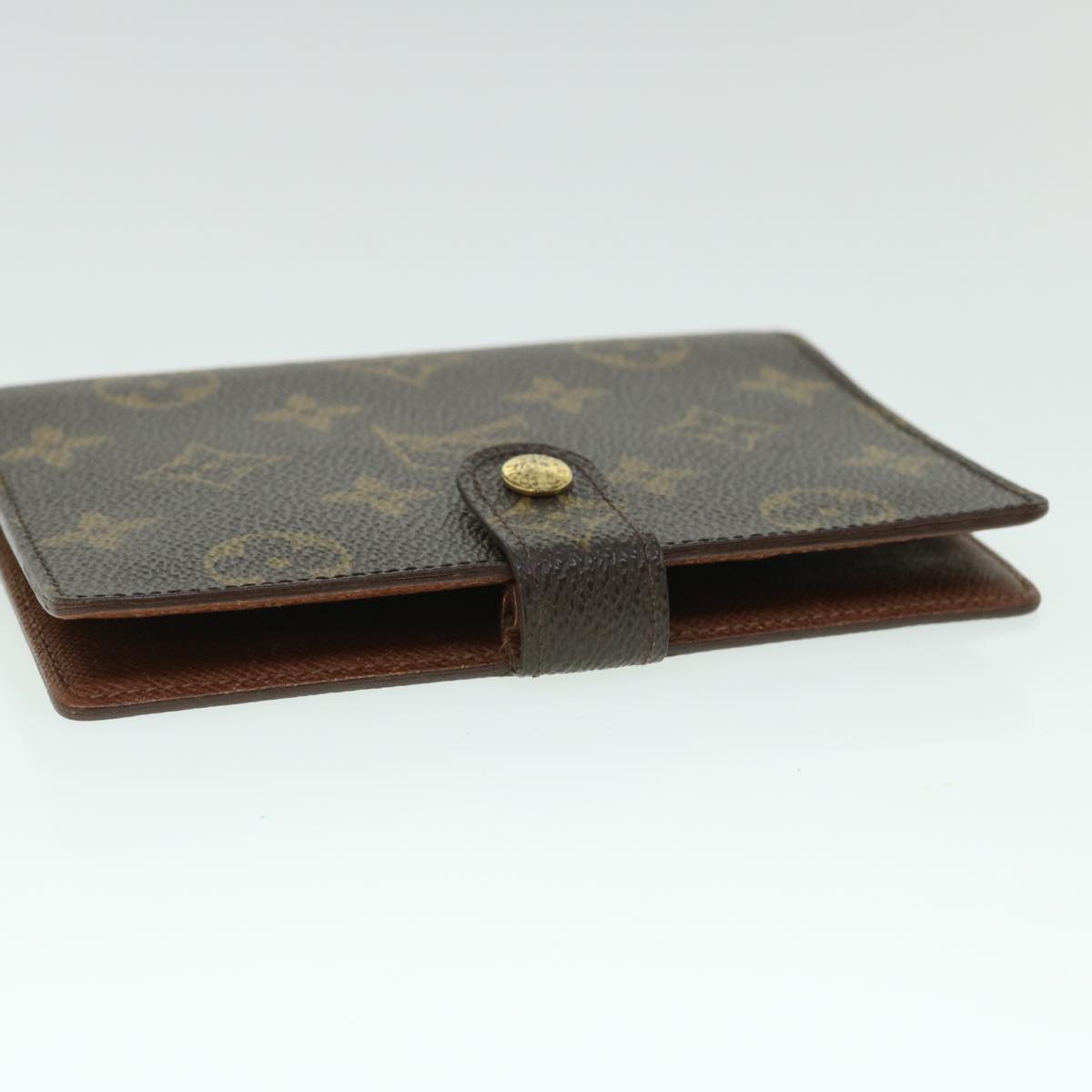 LOUIS VUITTON Monogram Agenda PM Day Planner Cover R20005 LV Auth 53421