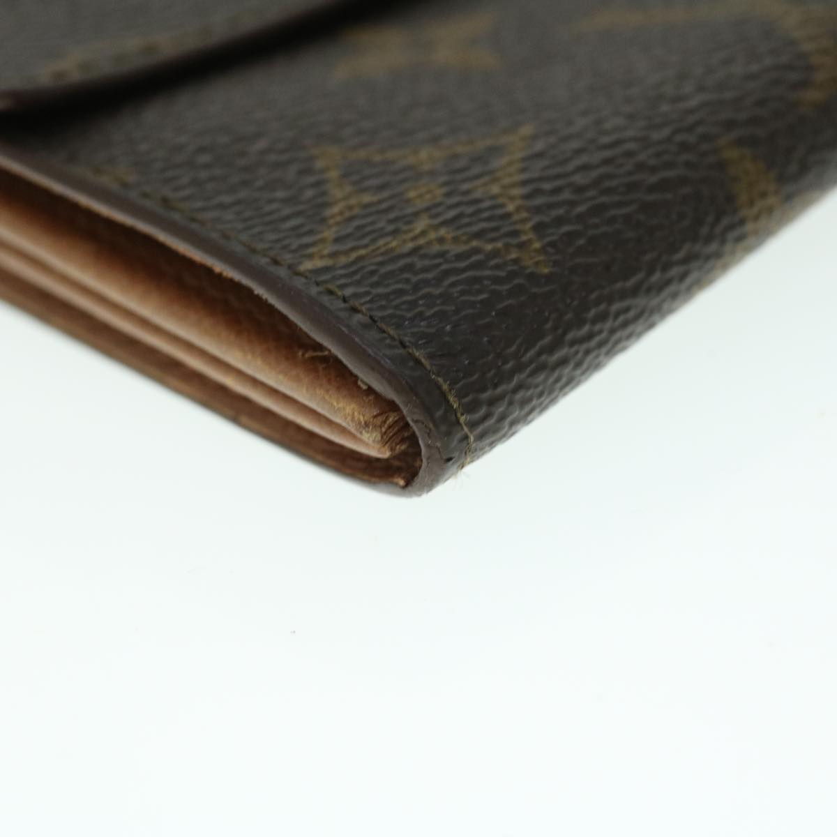 LOUIS VUITTON Monogram Pochette Porte Monnaie Credit Wallet M61726 Auth 53426