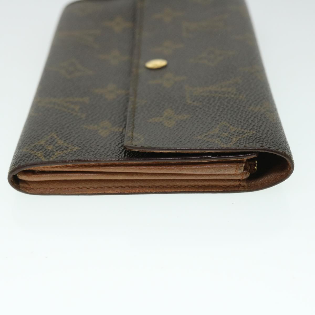 LOUIS VUITTON Monogram Pochette Porte Monnaie Credit Wallet M61726 Auth 53426