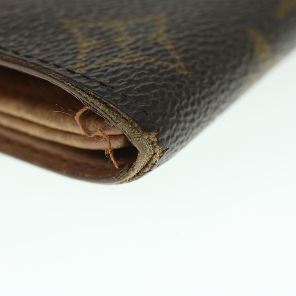 LOUIS VUITTON Monogram Pochette Porte Monnaie Credit Wallet M61726 Auth 53429