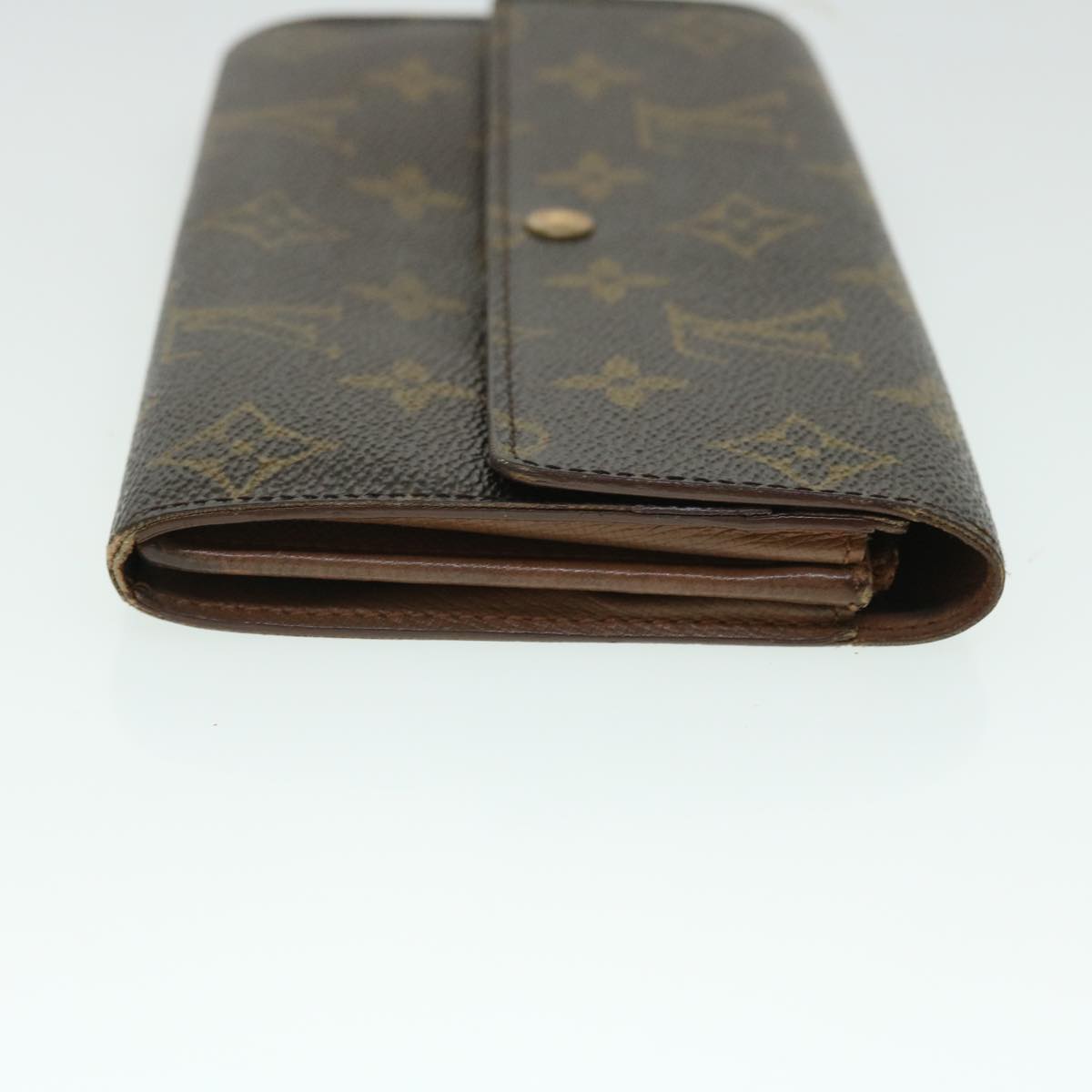 LOUIS VUITTON Monogram Pochette Porte Monnaie Credit Wallet M61726 Auth 53429