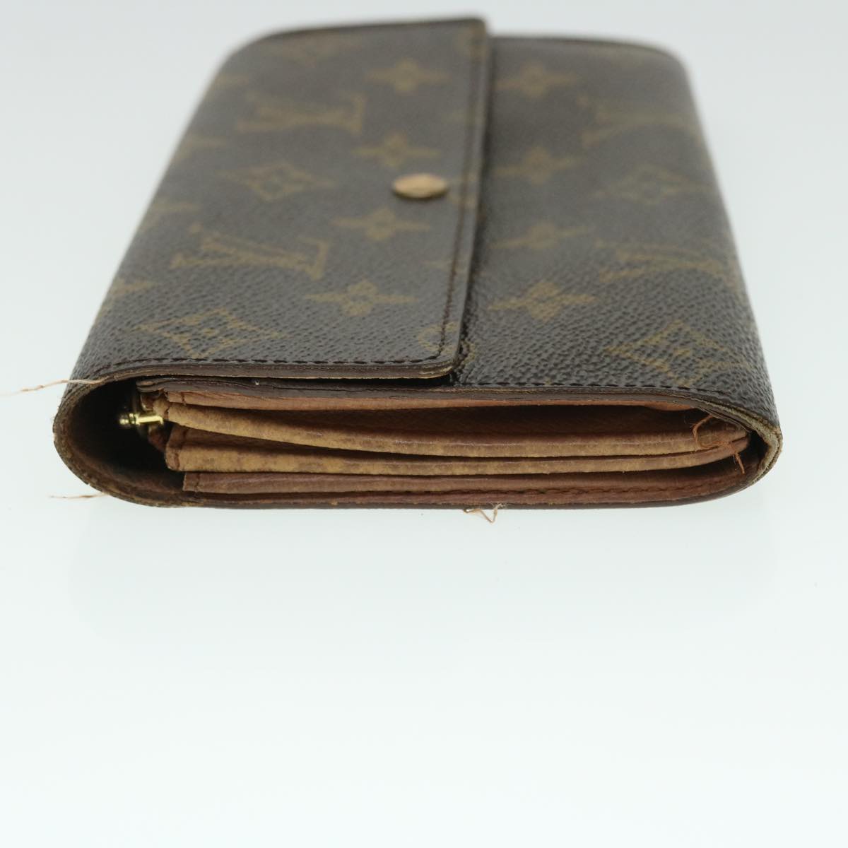 LOUIS VUITTON Monogram Pochette Porte Monnaie Credit Wallet M61726 Auth 53429