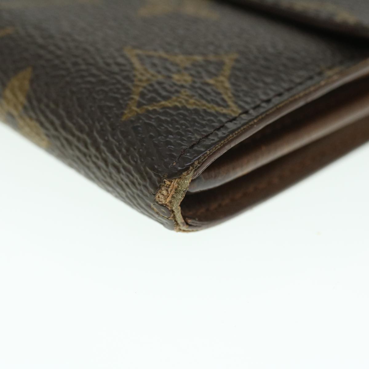 LOUIS VUITTON Monogram Pochette Porte Monnaie Credit Wallet M61726 Auth 53429