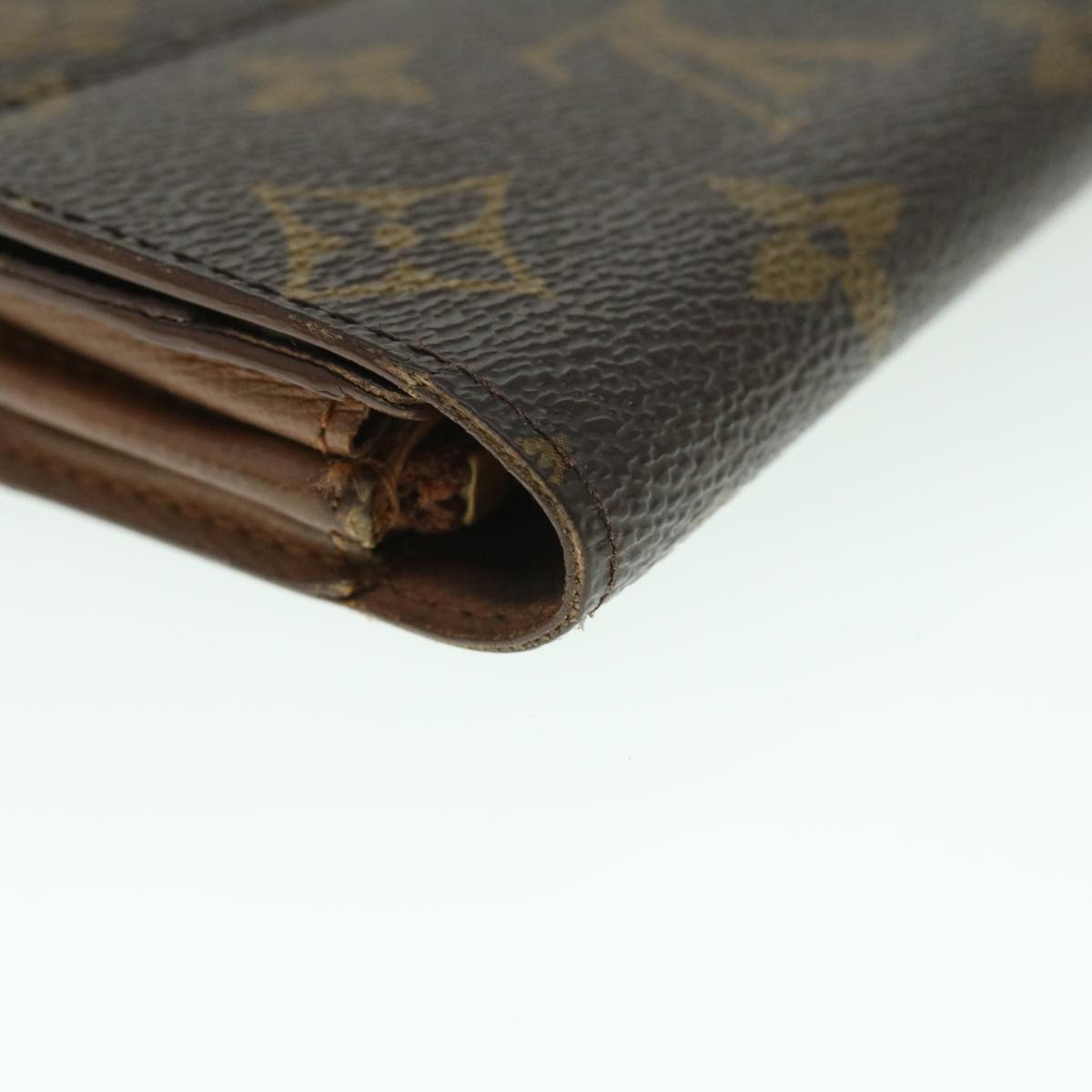 LOUIS VUITTON Monogram Pochette Porte Monnaie Credit Wallet M61726 Auth 53429