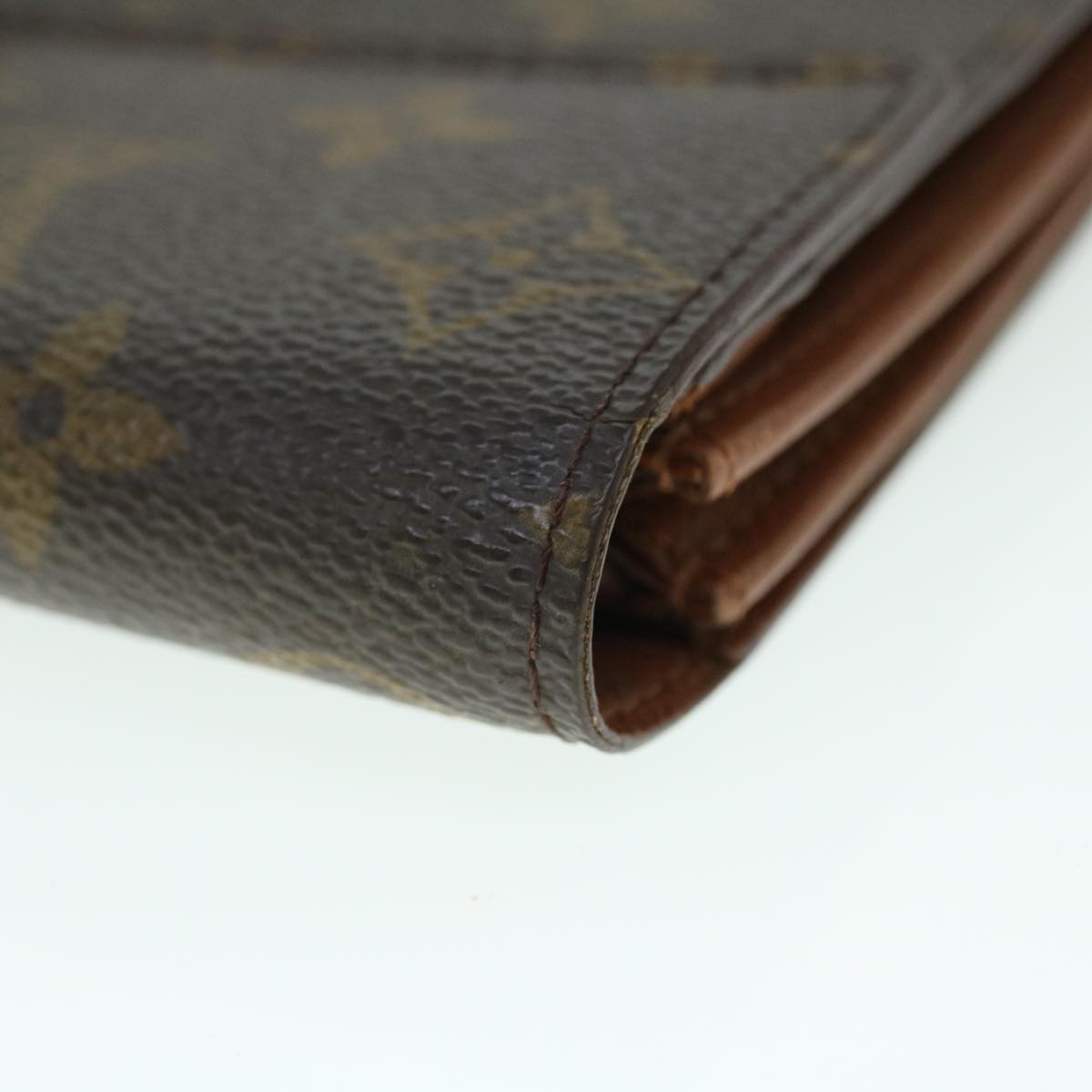 LOUIS VUITTON Monogram Pochette Porte Monnaie Credit Wallet M61726 Auth 53430