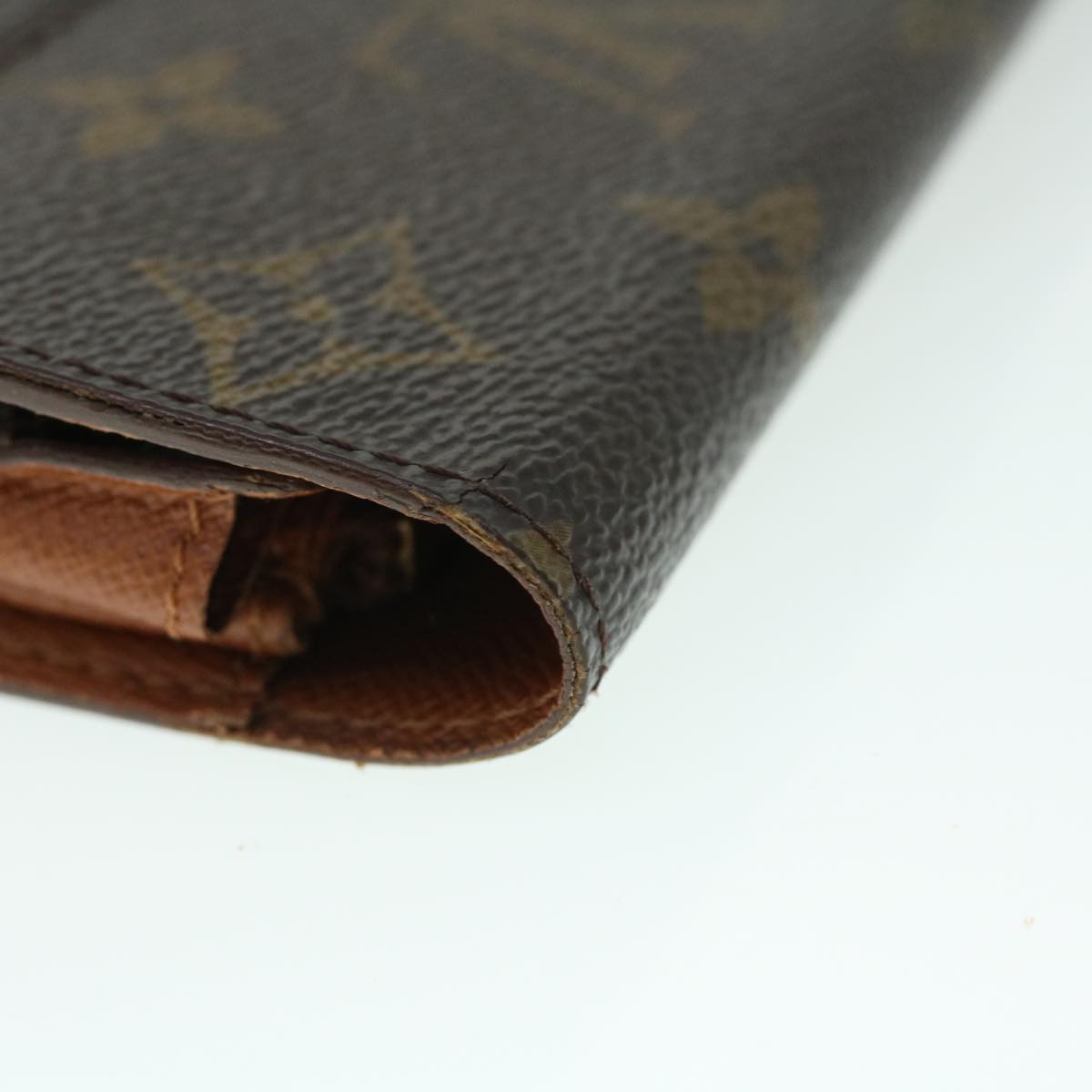 LOUIS VUITTON Monogram Pochette Porte Monnaie Credit Wallet M61726 Auth 53430