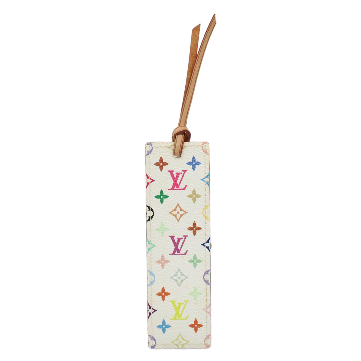 LOUIS VUITTON Monogram Multicolor Mark Page Kadu Bookmark M99196 LV Auth 53479