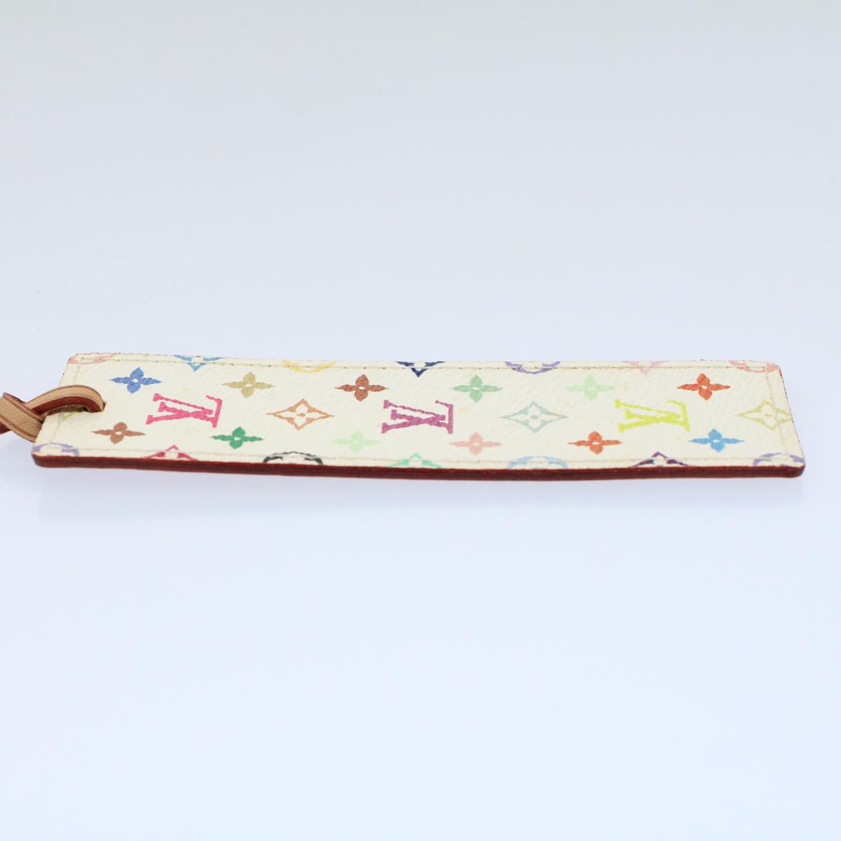 LOUIS VUITTON Monogram Multicolor Mark Page Kadu Bookmark M99196 LV Auth 53479