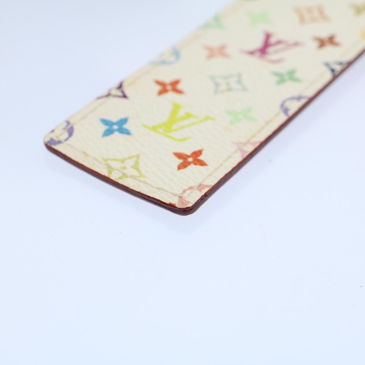 LOUIS VUITTON Monogram Multicolor Mark Page Kadu Bookmark M99196 LV Auth 53479