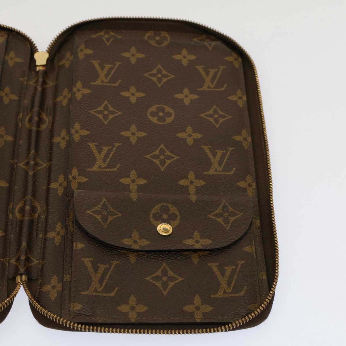 LOUIS VUITTON Monogram Organizer De Voyage Travel Case M60119 LV Auth 53486