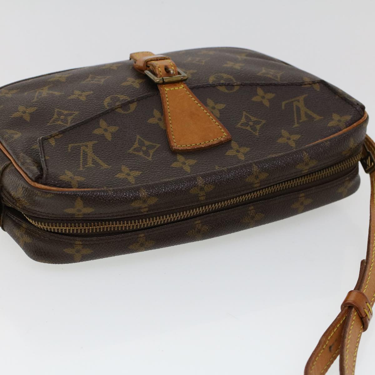 LOUIS VUITTON Monogram Jeune Fille MM Shoulder Bag M51226 LV Auth 53495