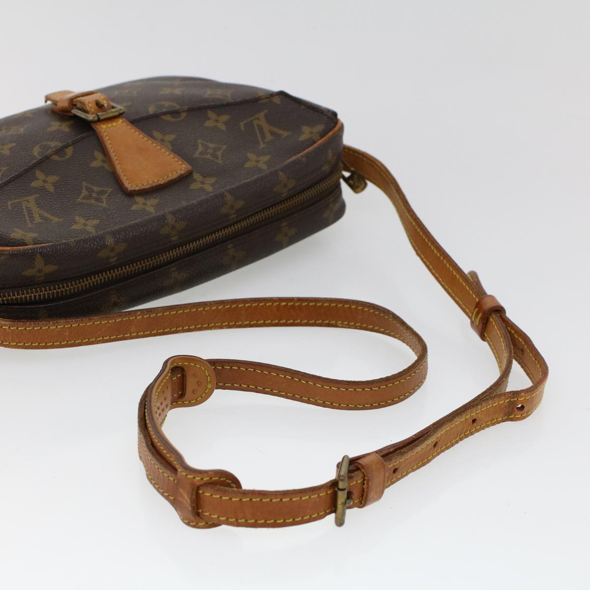 LOUIS VUITTON Monogram Jeune Fille MM Shoulder Bag M51226 LV Auth 53495