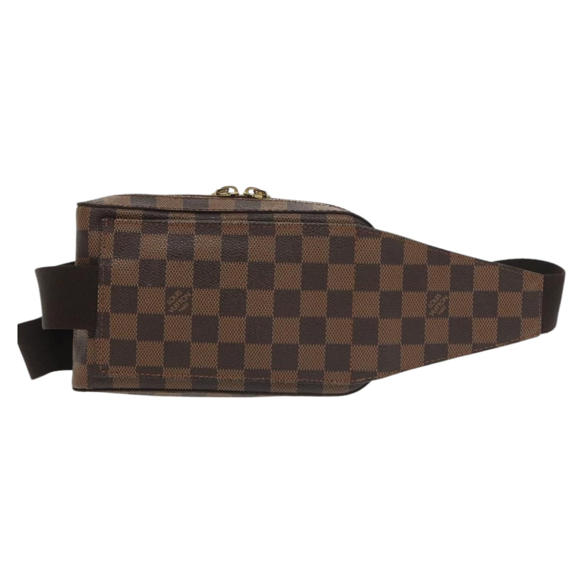 LOUIS VUITTON Damier Ebene Geronimos Shoulder Bag N51994 LV Auth 53513