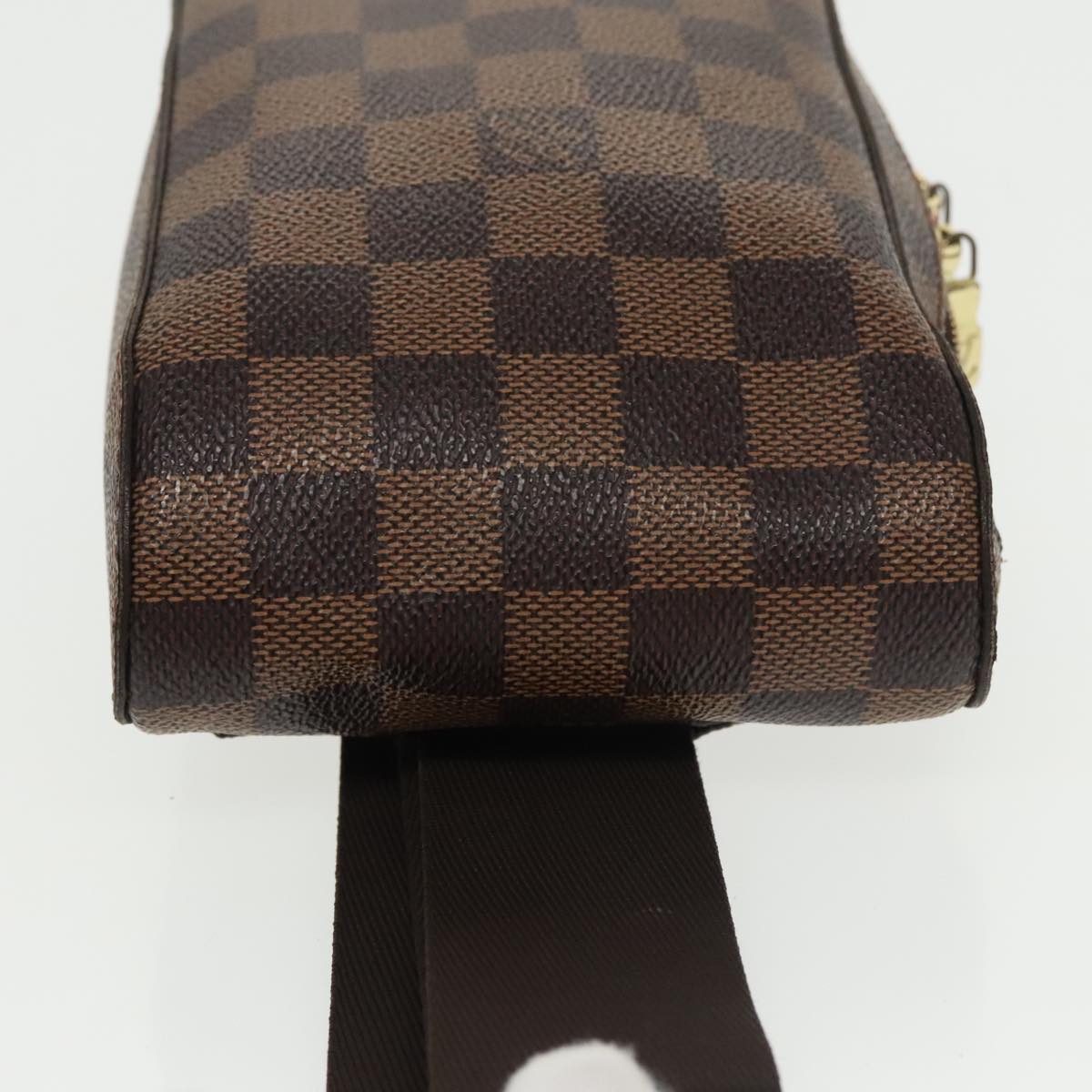 LOUIS VUITTON Damier Ebene Geronimos Shoulder Bag N51994 LV Auth 53513