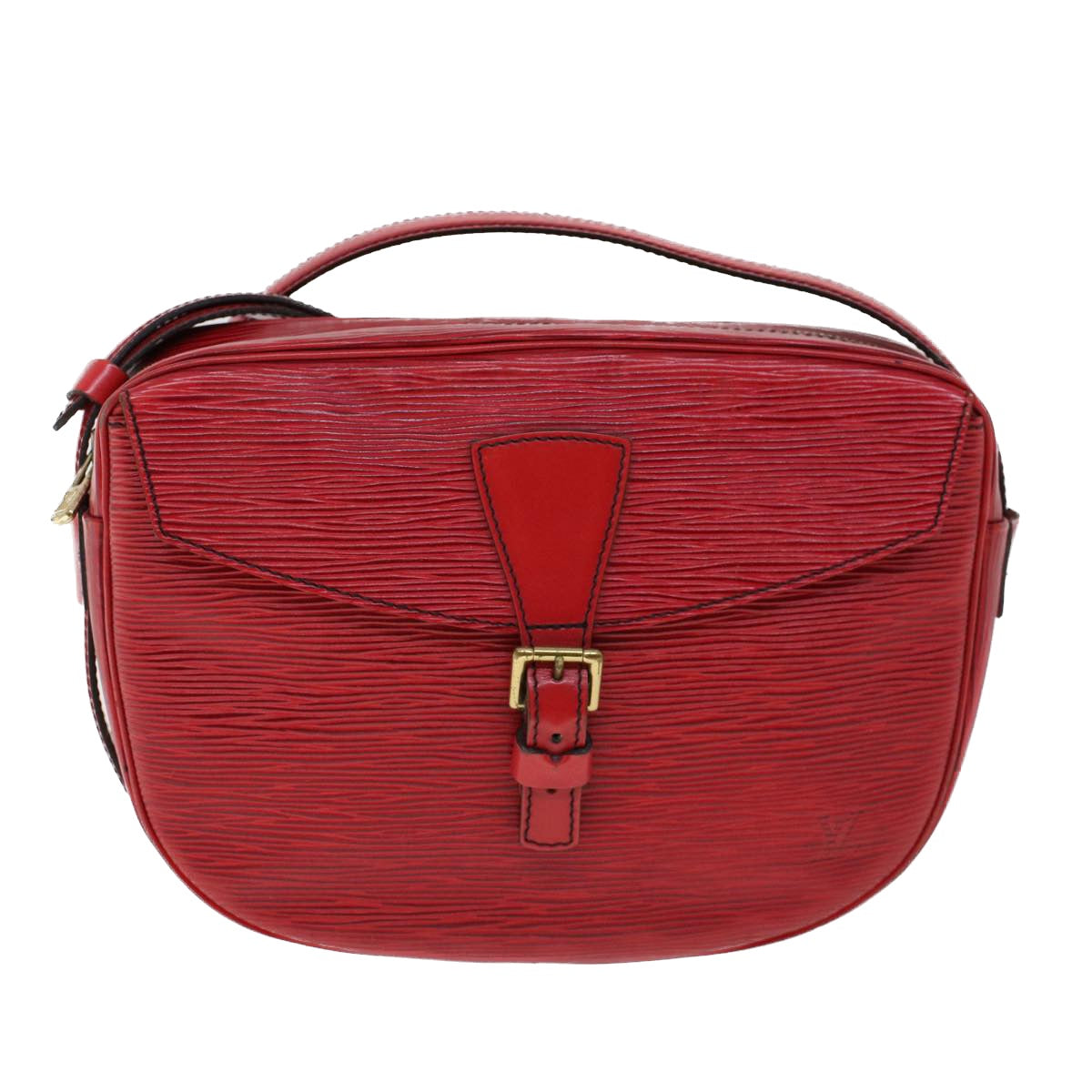 LOUIS VUITTON Epi Jeune Fille Shoulder Bag Red M52157 LV Auth 53520