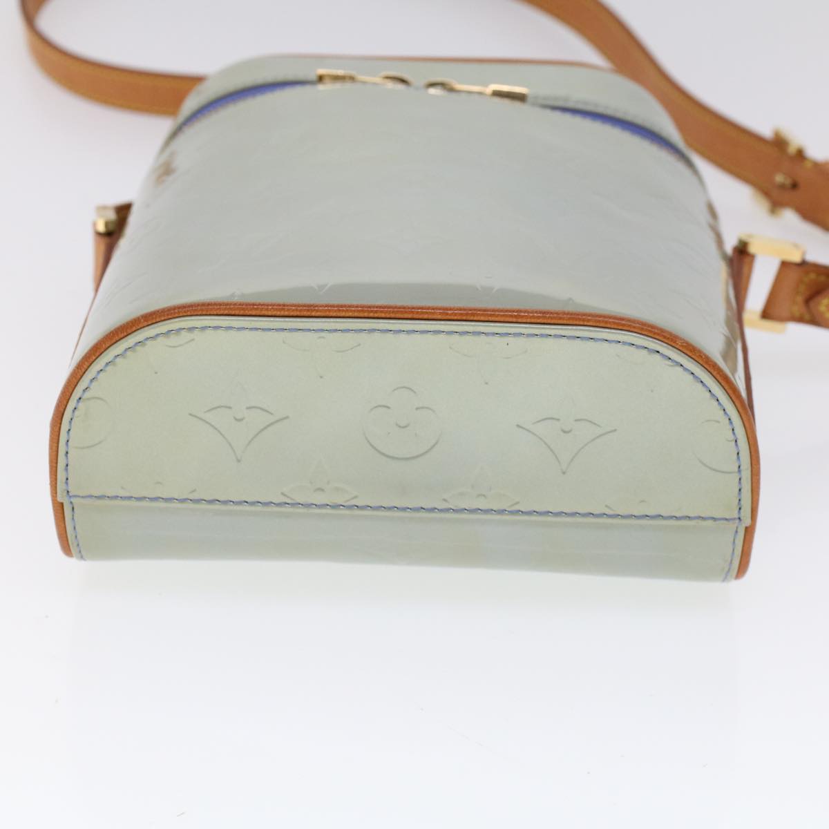 LOUIS VUITTON Monogram Vernis Sullivan Vertical Bag Lavande M91258 LV Auth 53542