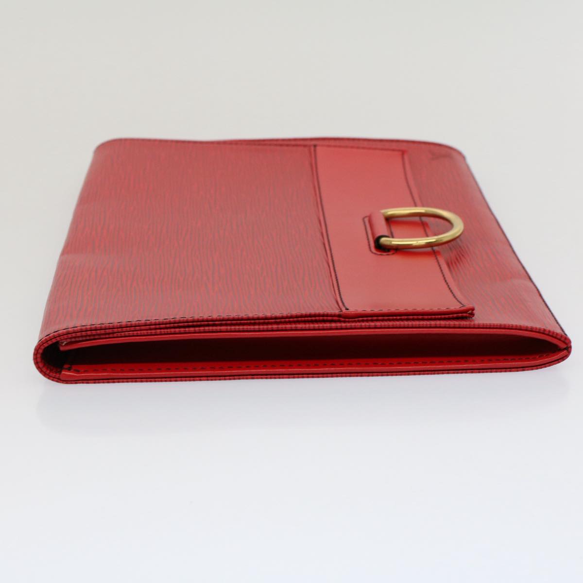 LOUIS VUITTON Epi Jena Clutch Bag Red M52727 LV Auth 53551