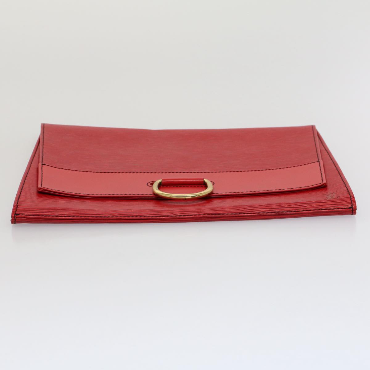 LOUIS VUITTON Epi Jena Clutch Bag Red M52727 LV Auth 53551