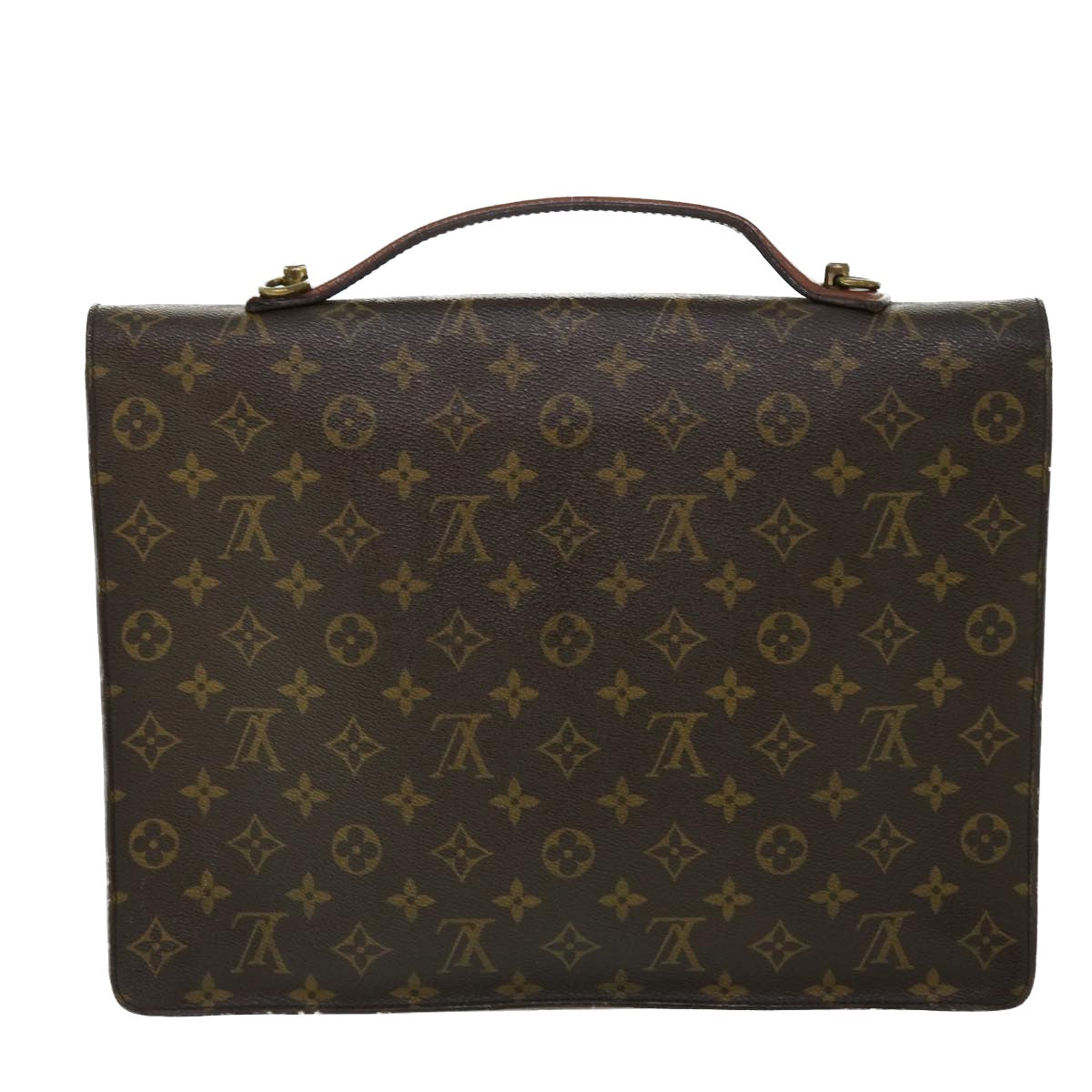 LOUIS VUITTON Monogram Porte Documents Bandouliere Bag 2way M53338 LV Auth 53575