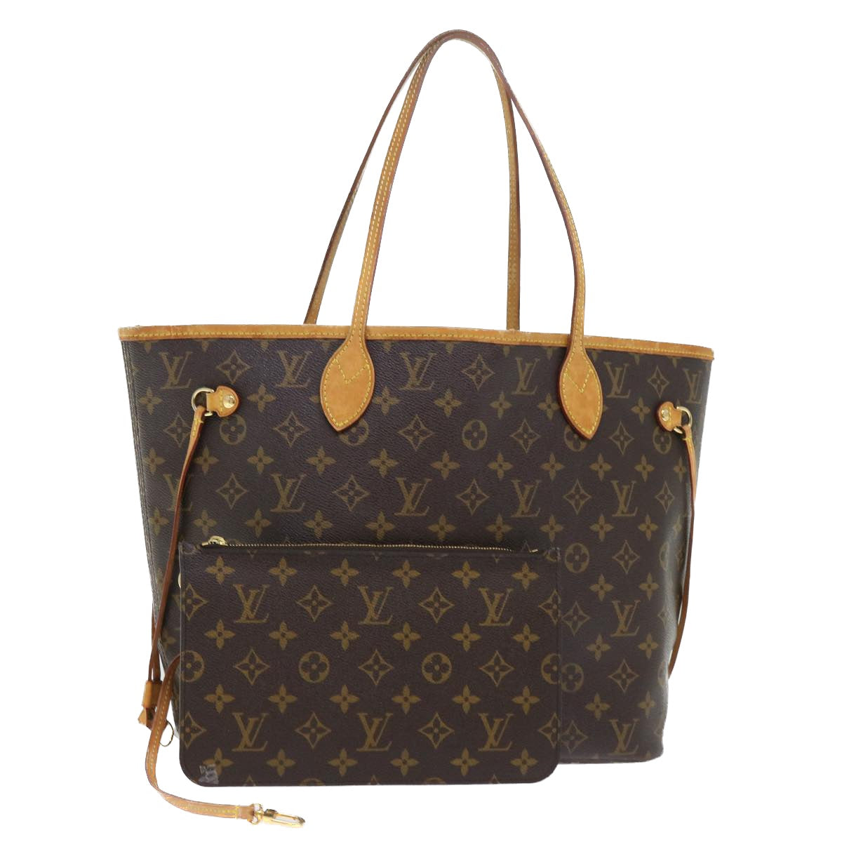 LOUIS VUITTON Monogram Neverfull MM Tote Bag M40156 LV Auth 53599